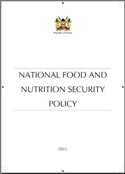 National Food and Nutrition Security Policy